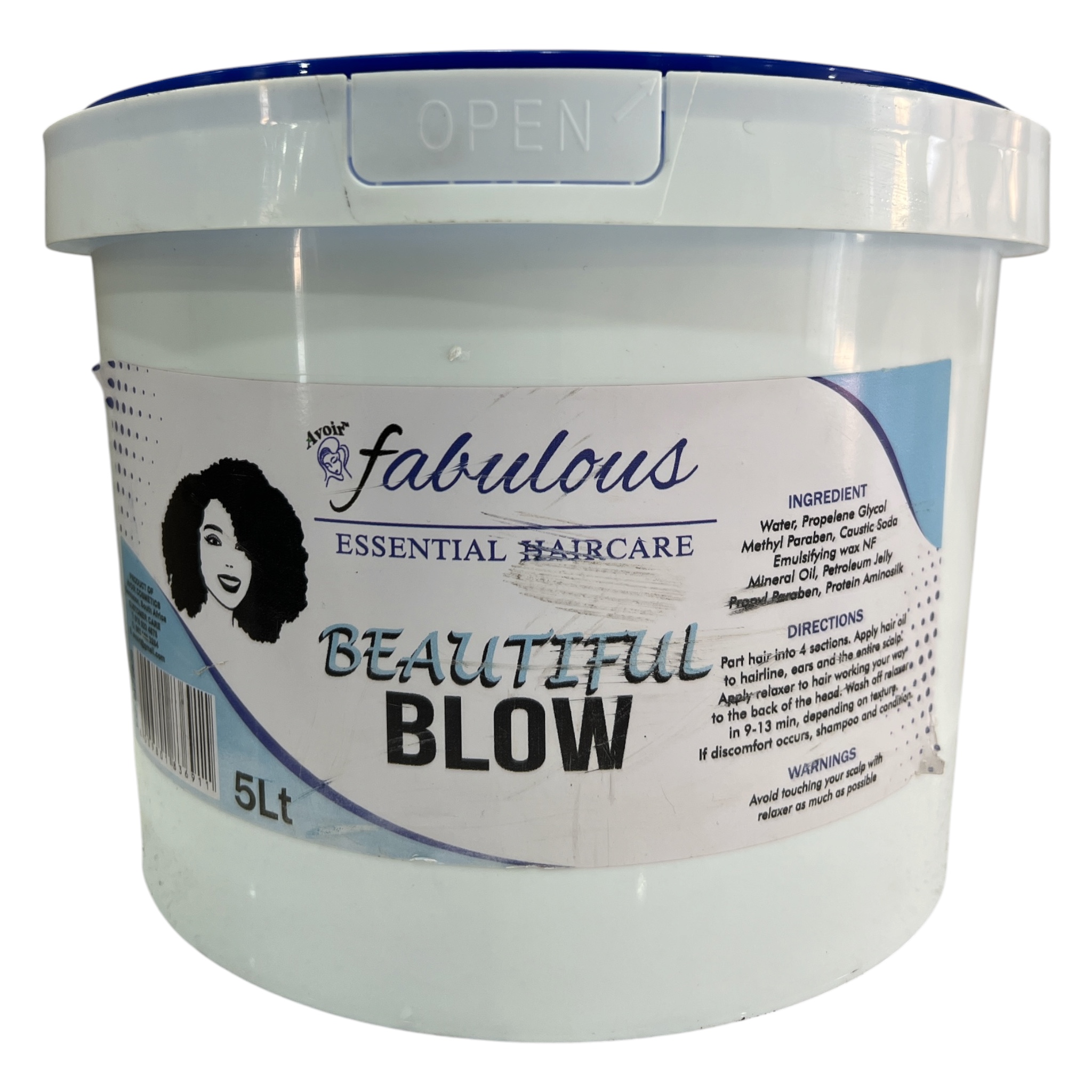 Avoir Fabulous Beautiful Blow out Relaxer 5L