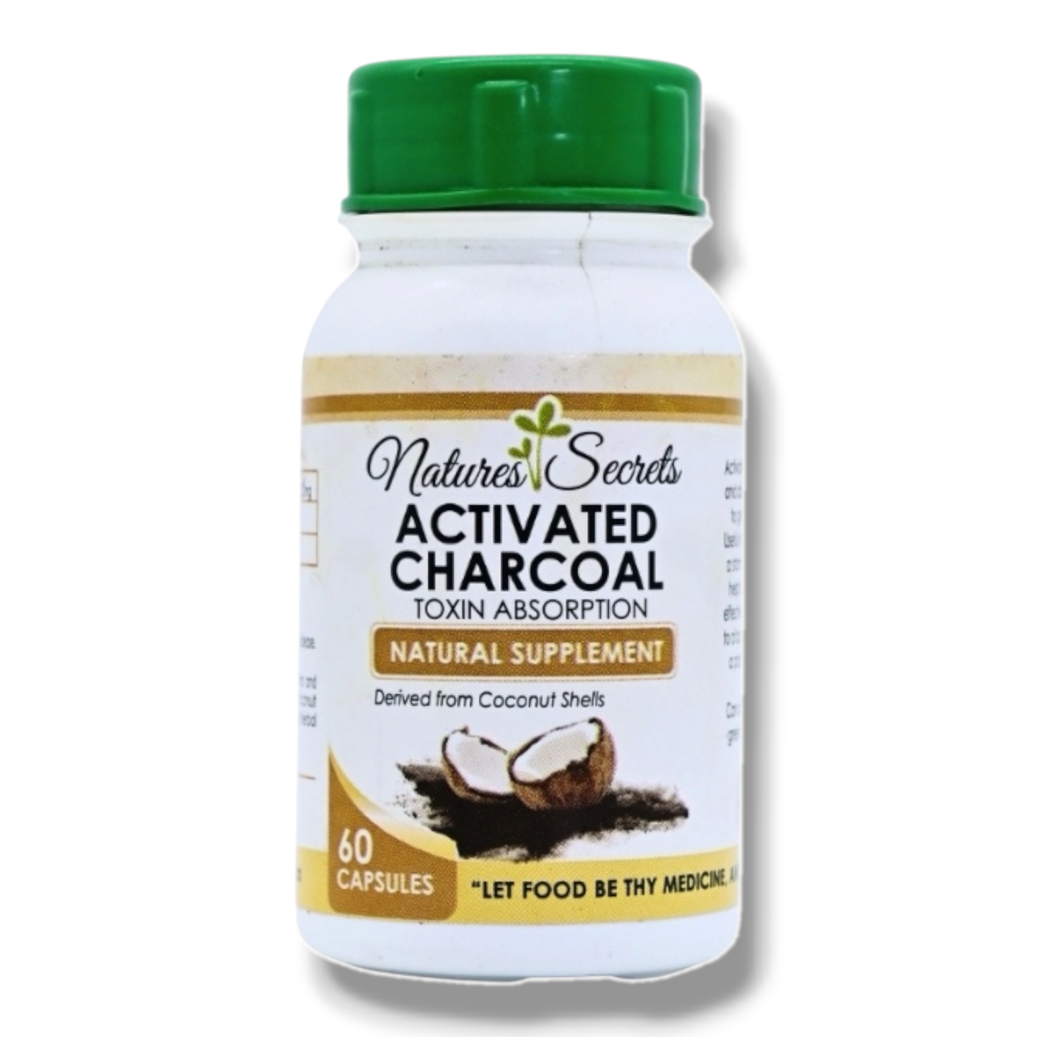 Activated charcoal capsules
