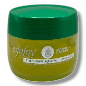 SOFNFREE STYLING GEL WITH ARGAN OIL & FLAXSEED 250ml