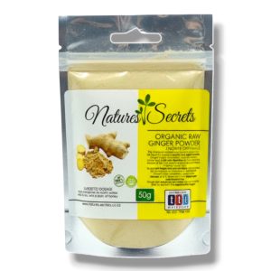 ORGANIC RAW GINGER POWDER 50g