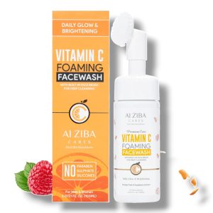 VITAMIN C FOAMING FACE WASH WITH ORANGE & RASPBERRY 150ml