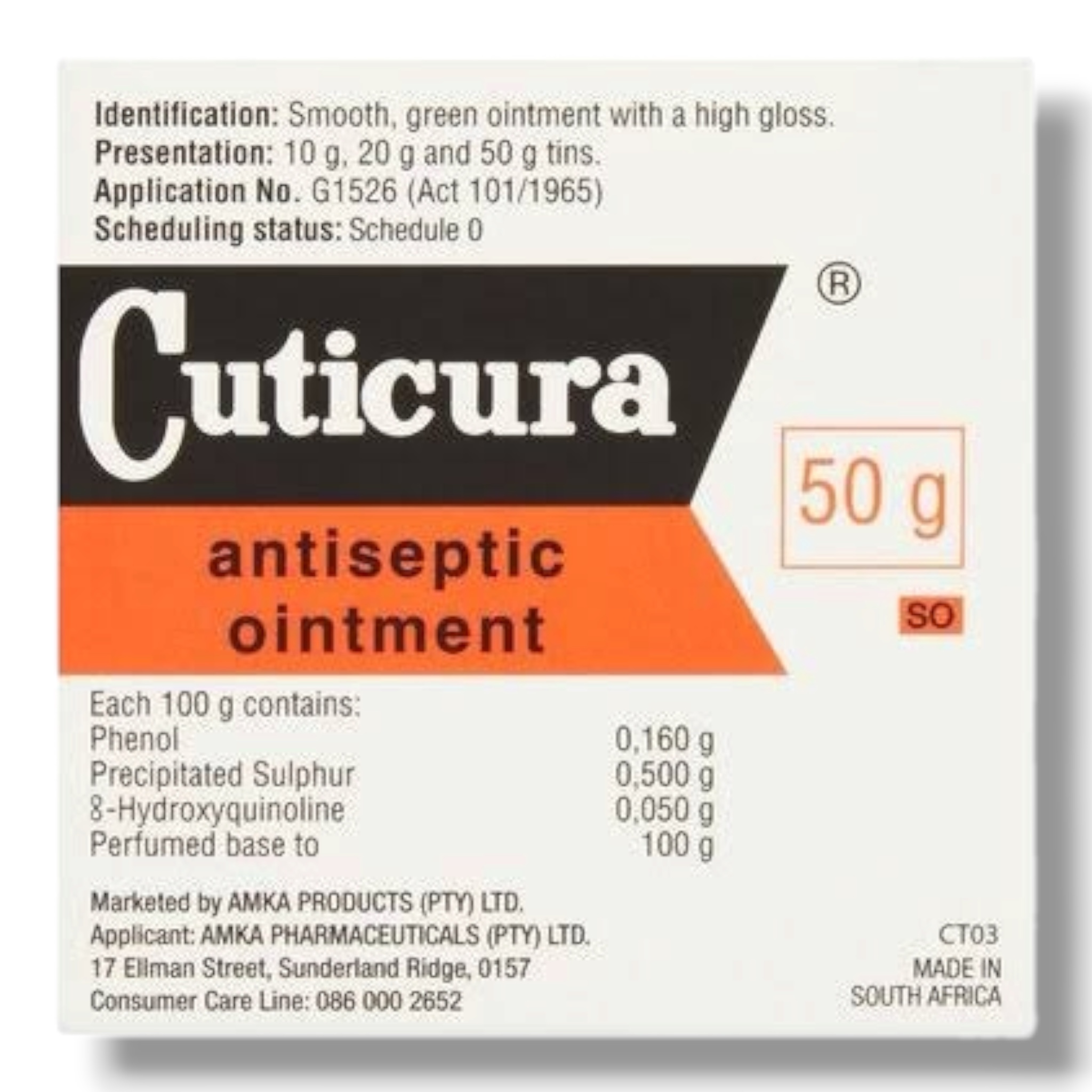 Cuticura Antiseptic Ointment 50g