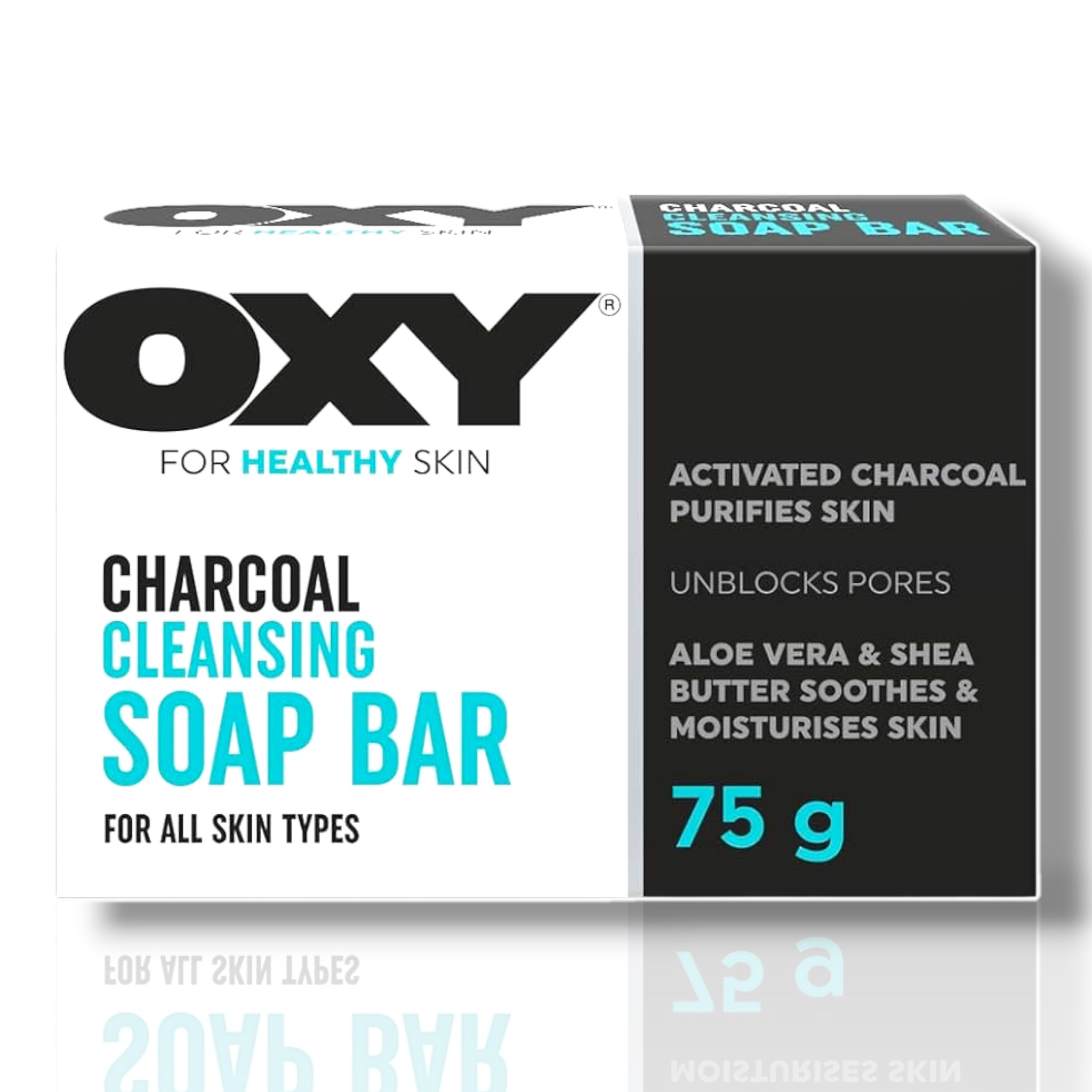 Oxy charcoal soap bar