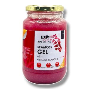 SEAMOSS GEL WITH HIBISCUS FLAVOUR 500ml